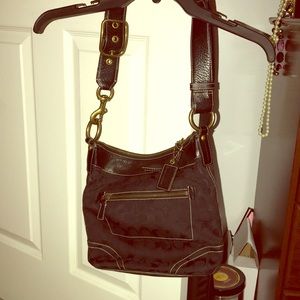 Black coach purse